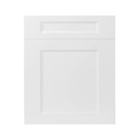 GoodHome Artemisia Matt white Door & drawer, (W)600mm (H)715mm (T)18mm
