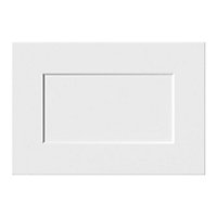GoodHome Artemisia Matt white Drawer front, bridging door & bi fold door, (W)500mm (H)340mm (T)18mm