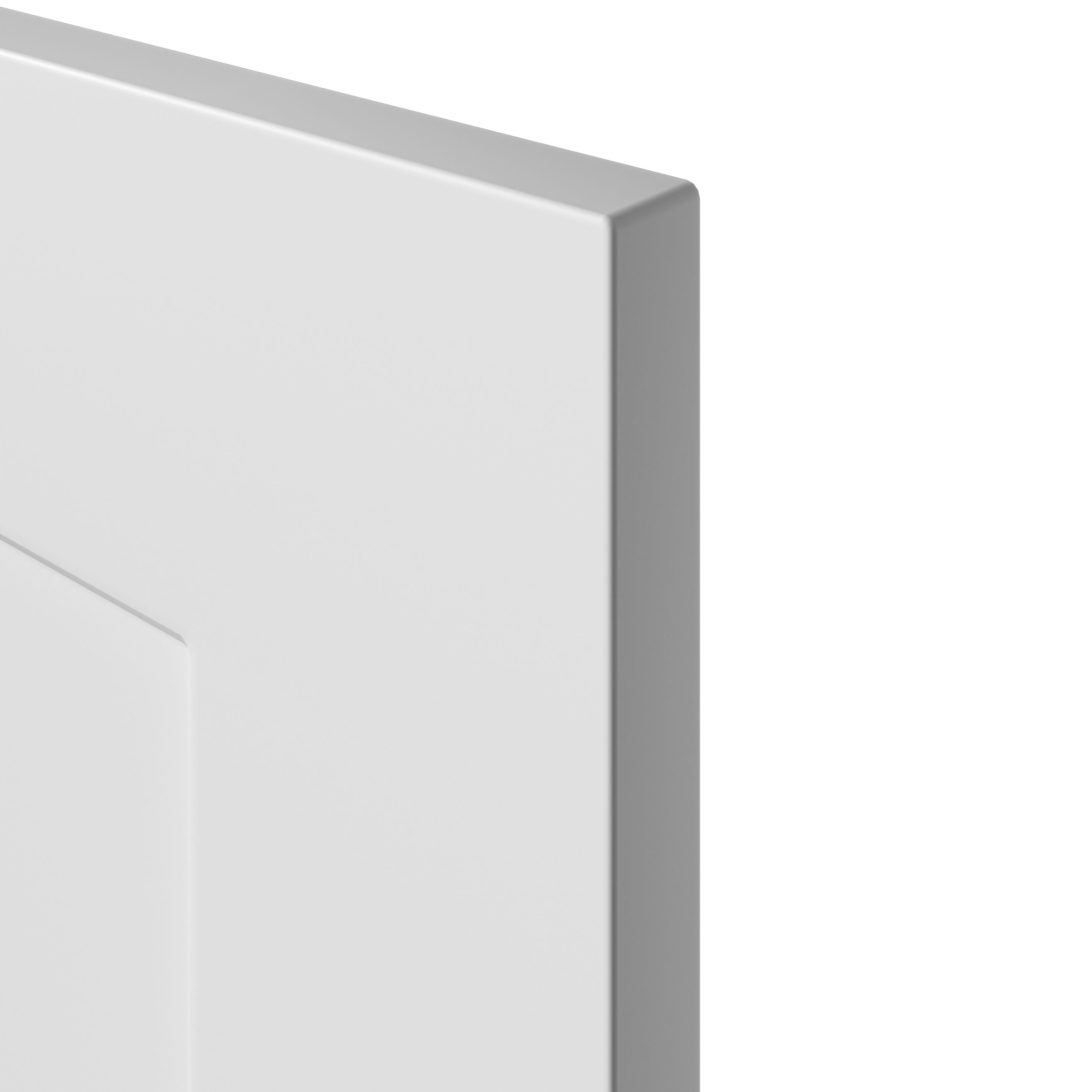 GoodHome Artemisia Matt white Drawer front, bridging door & bi fold door, (W)600mm (H)340mm (T)18mm
