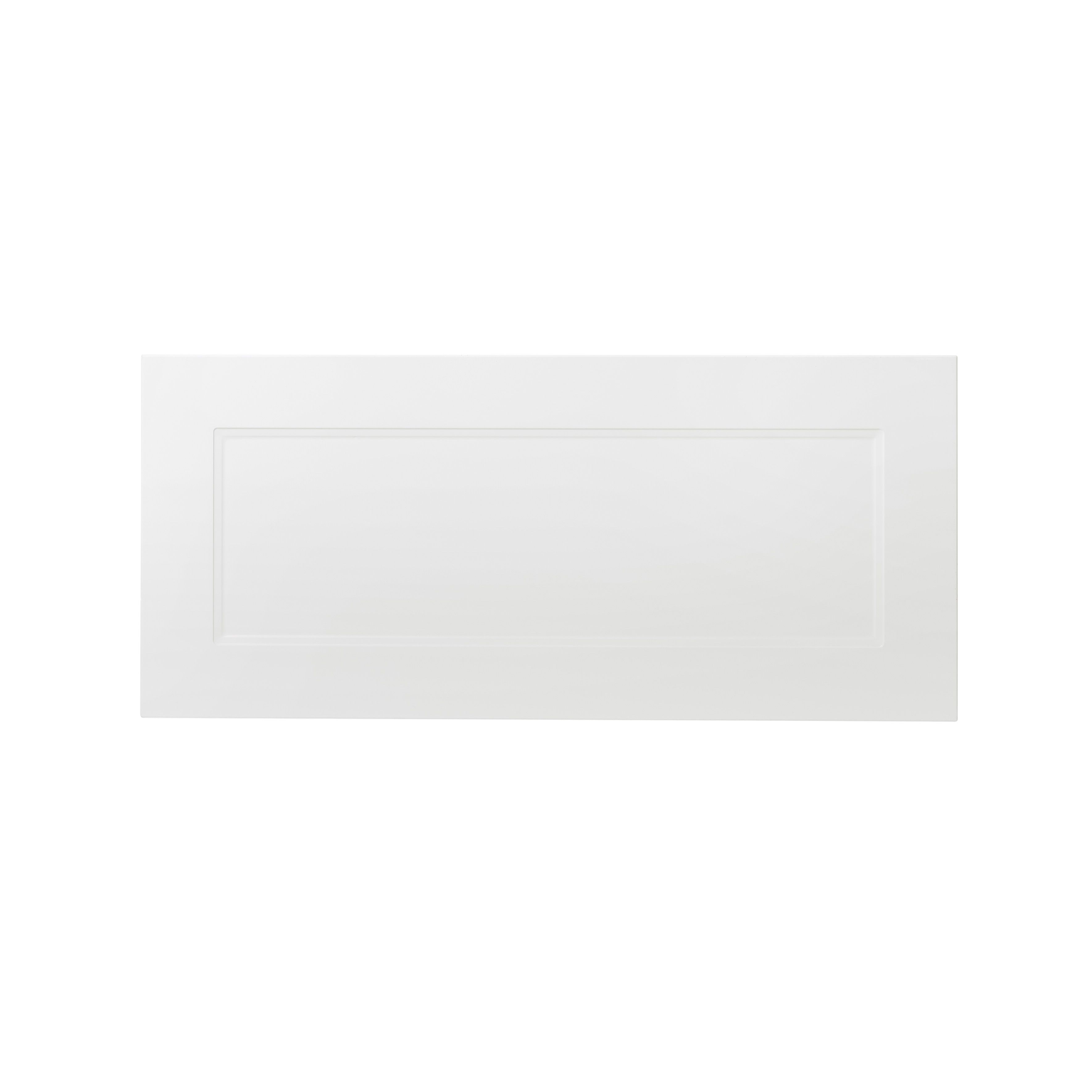 GoodHome Artemisia Matt white Drawer front, bridging door & bi fold door, (W)800mm (H)356mm (T)18mm