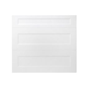 GoodHome Artemisia Matt white Drawer front, Pack of 1 (H)715mm (W)797mm (T)18mm