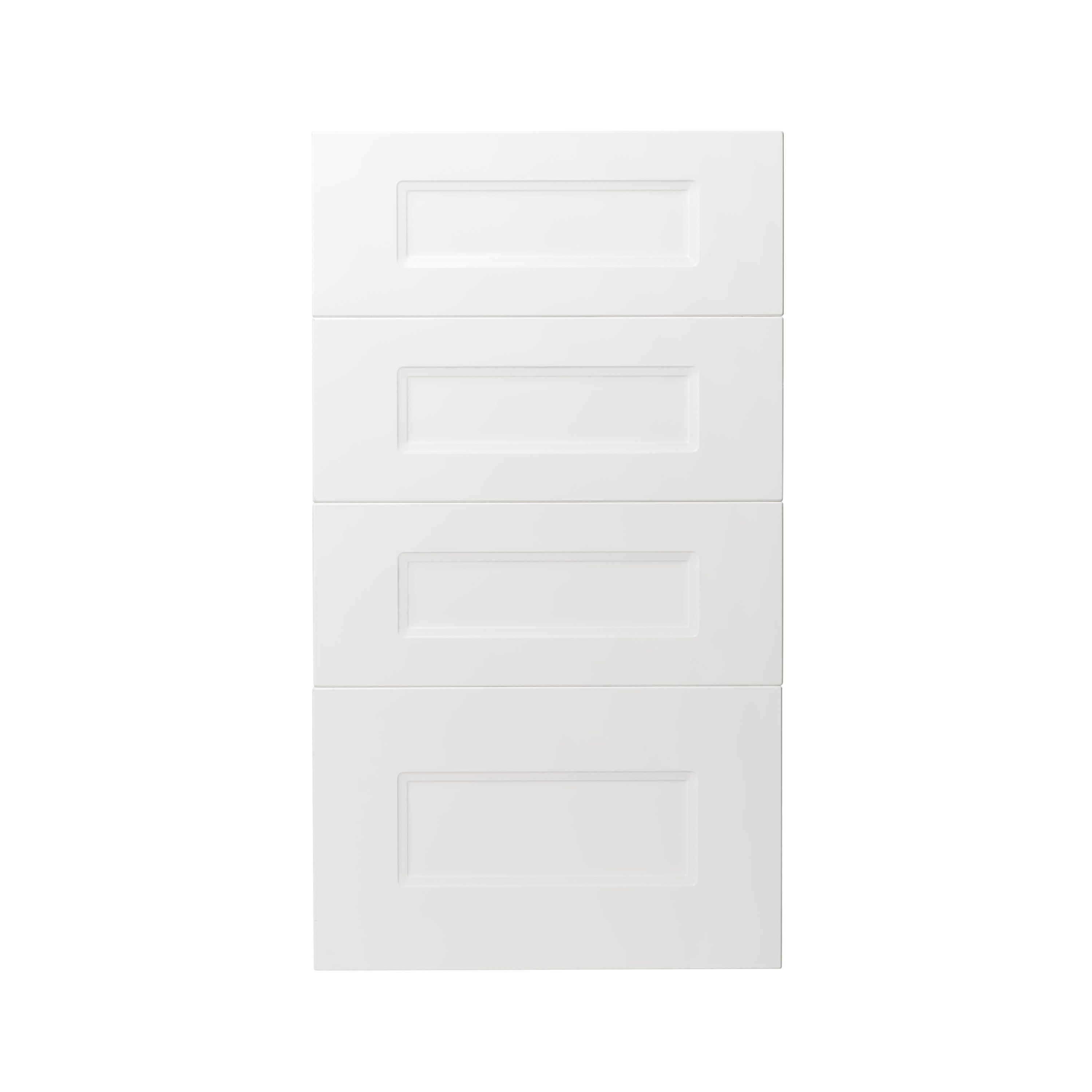 GoodHome Artemisia Matt white Multi drawer front, Pack of 1 (H)715mm (W)397mm (T)18mm