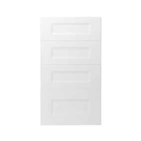 GoodHome Artemisia Matt white Multi drawer front, Pack of 1 (H)715mm (W)397mm (T)18mm