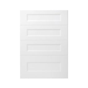 GoodHome Artemisia Matt white Multi drawer front, Pack of 1 (H)715mm (W)497mm (T)18mm