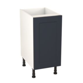 GoodHome Artemisia Midnight blue classic shaker Base Kitchen cabinet (W)400mm (H)720mm