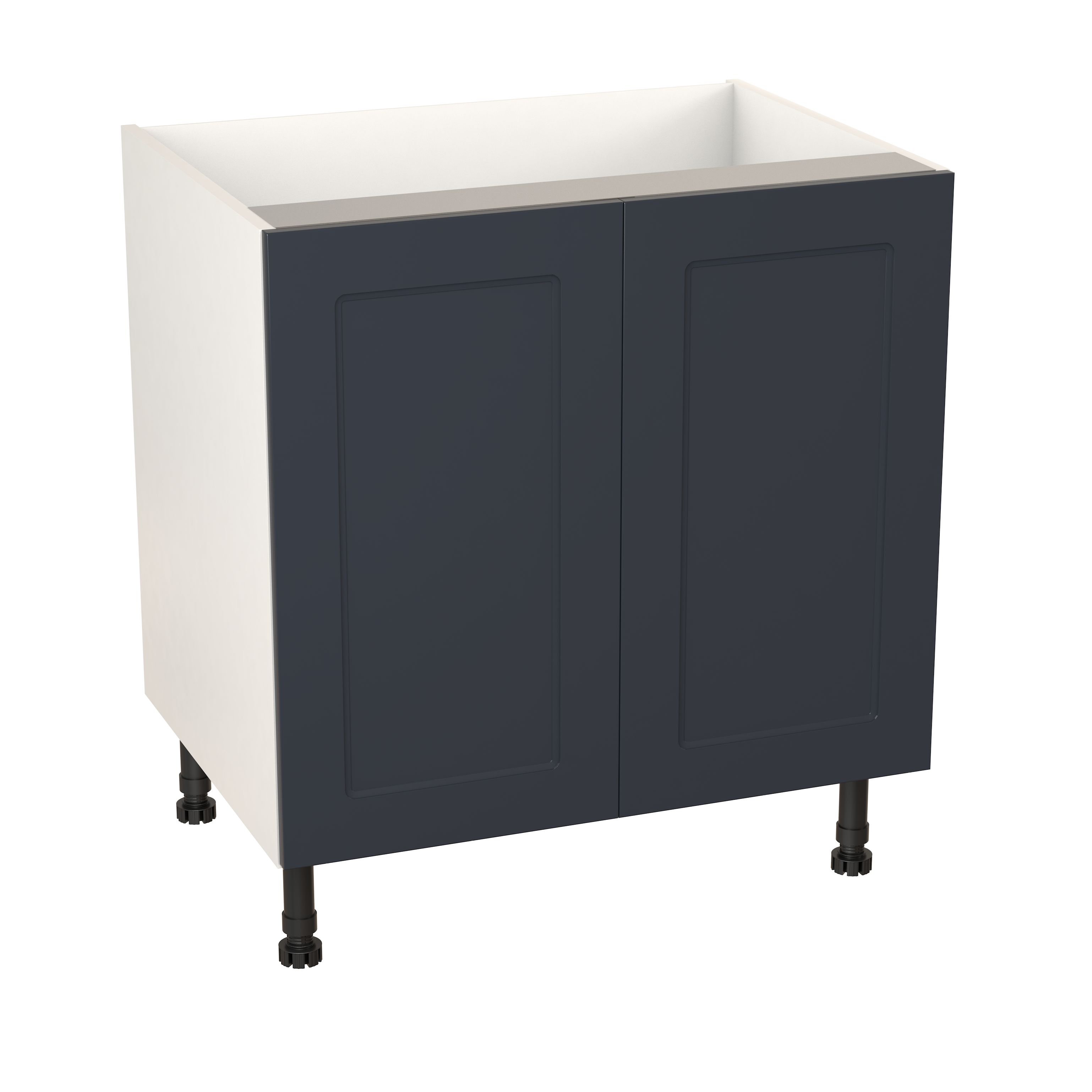 GoodHome Artemisia Midnight blue classic shaker Base Kitchen cabinet (W)800mm (H)720mm