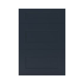 GoodHome Artemisia Midnight blue classic shaker Drawer front (W)500mm, Pack of 3