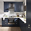 GoodHome Artemisia Midnight blue classic shaker Highline Cabinet door (W)400mm (H)715mm (T)18mm