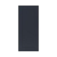 GoodHome Artemisia Midnight blue classic shaker Tall wall Cabinet door (W)400mm (H)895mm (T)18mm