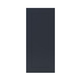 GoodHome Artemisia Midnight blue classic shaker Tall wall Cabinet door (W)400mm (H)895mm (T)18mm