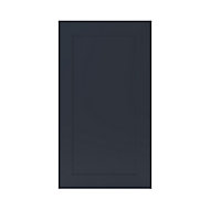 GoodHome Artemisia Midnight blue classic shaker Tall wall Cabinet door (W)500mm (T)18mm