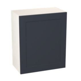 GoodHome Artemisia Midnight blue classic shaker Wall Kitchen cabinet (W)600mm (H)720mm