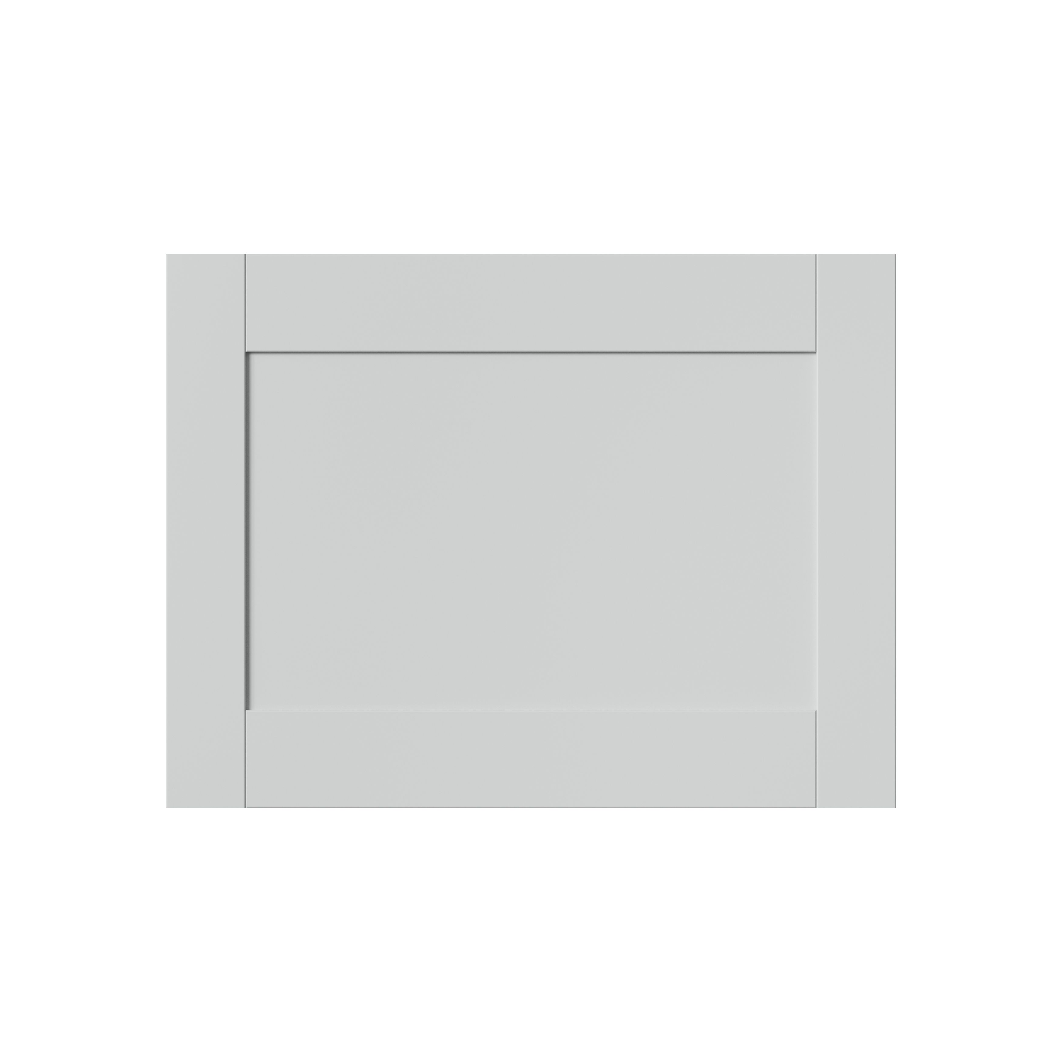 GoodHome Ashmead Matt dove grey Appliance Cabinet door (W)600mm (H)453mm (T)16mm