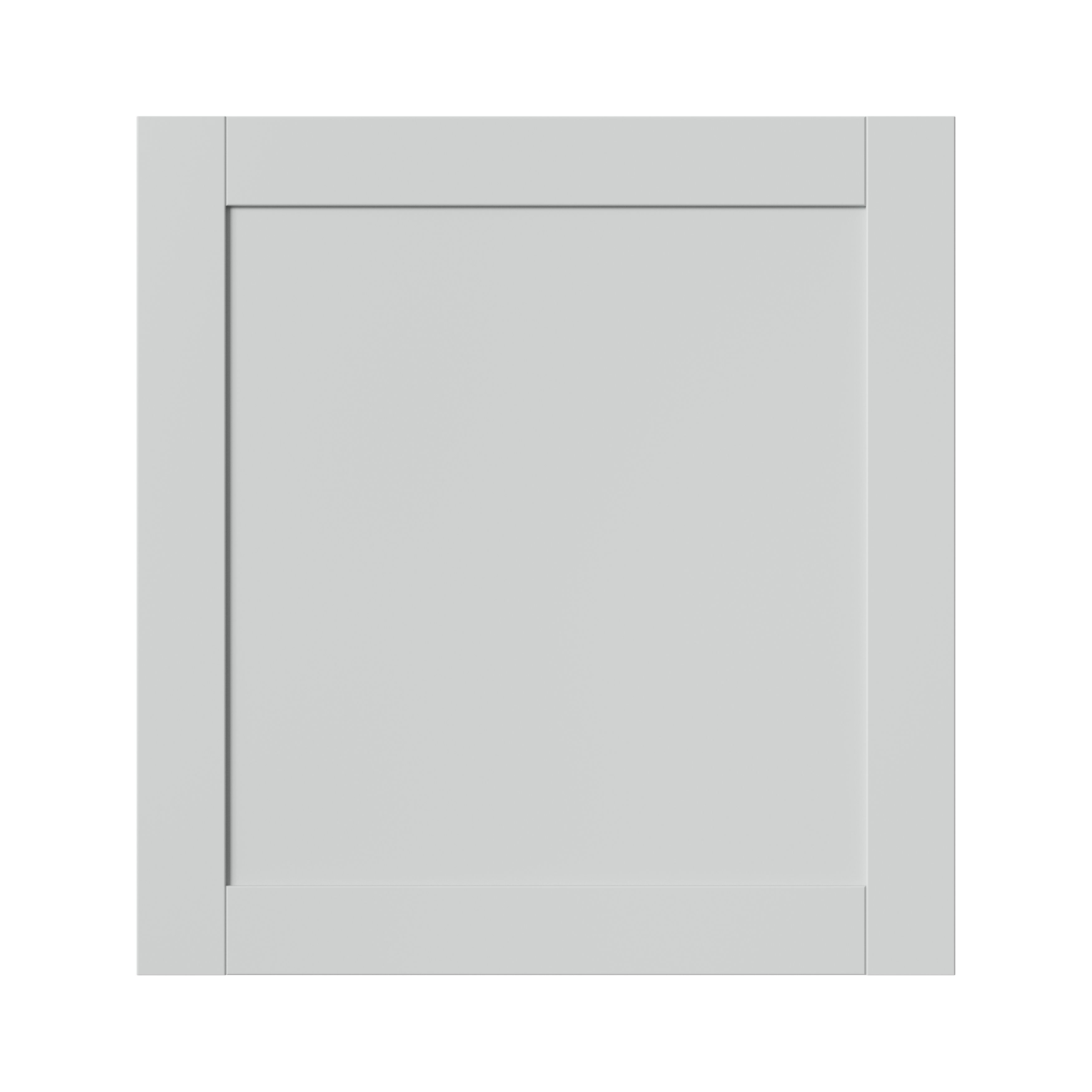 GoodHome Ashmead Matt dove grey Appliance Cabinet door (W)600mm (H)626mm (T)16mm