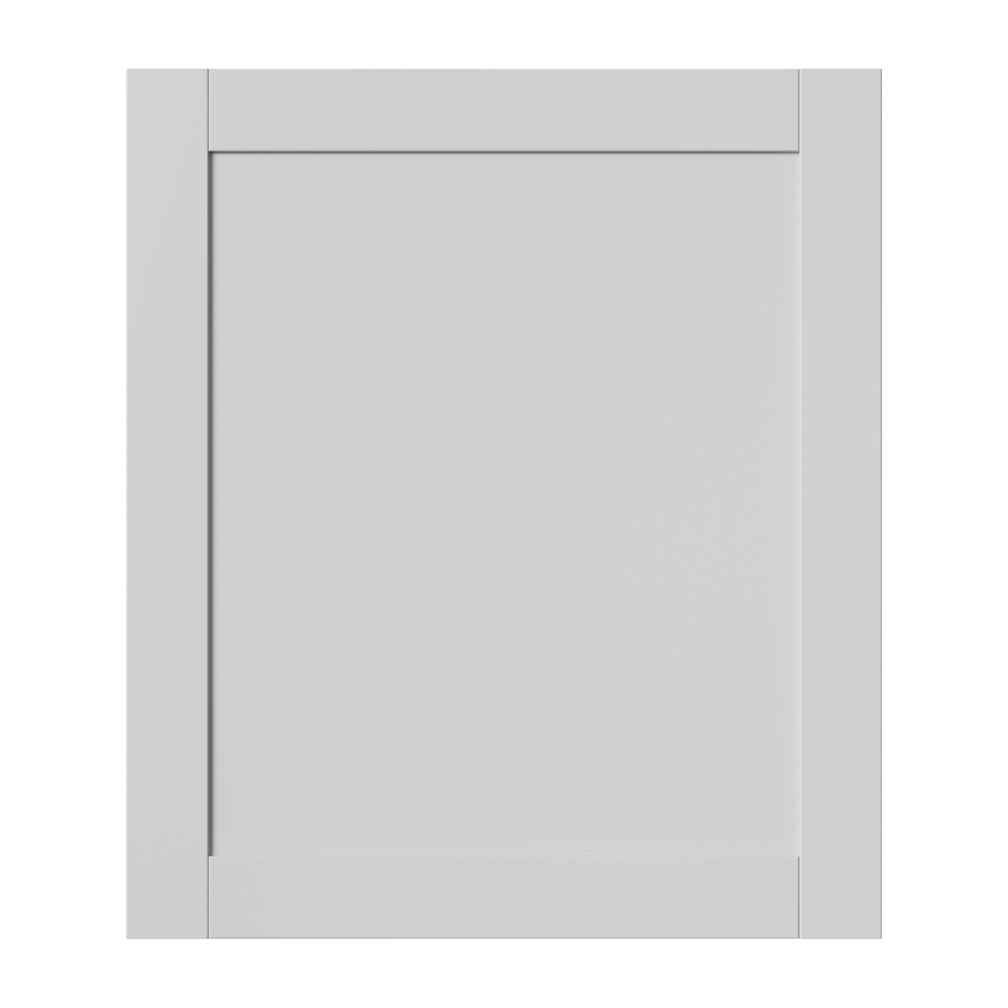 GoodHome Ashmead Matt dove grey Appliance Cabinet door (W)600mm (H)687mm (T)16mm