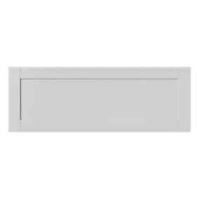 GoodHome Ashmead Matt dove grey Drawer front, bridging & bi fold door, (W)1000mm (H)356mm (T)16mm