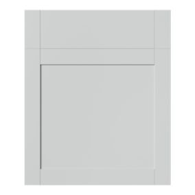 GoodHome Ashmead Matt dove grey Drawerline Cabinet door (W)600mm (H)715mm (T)16mm