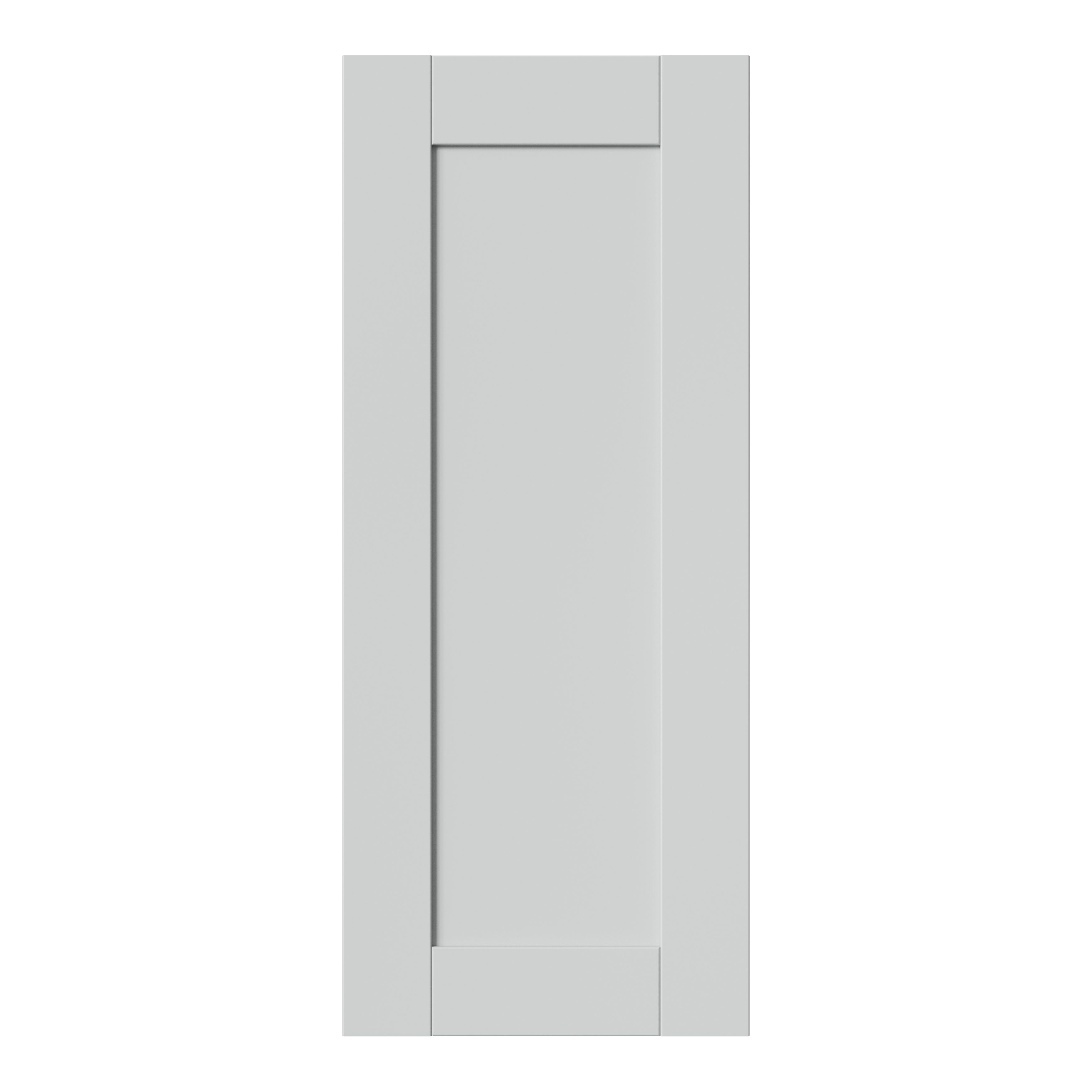 GoodHome Ashmead Matt dove grey Highline Cabinet door (W)300mm (H)715mm (T)16mm