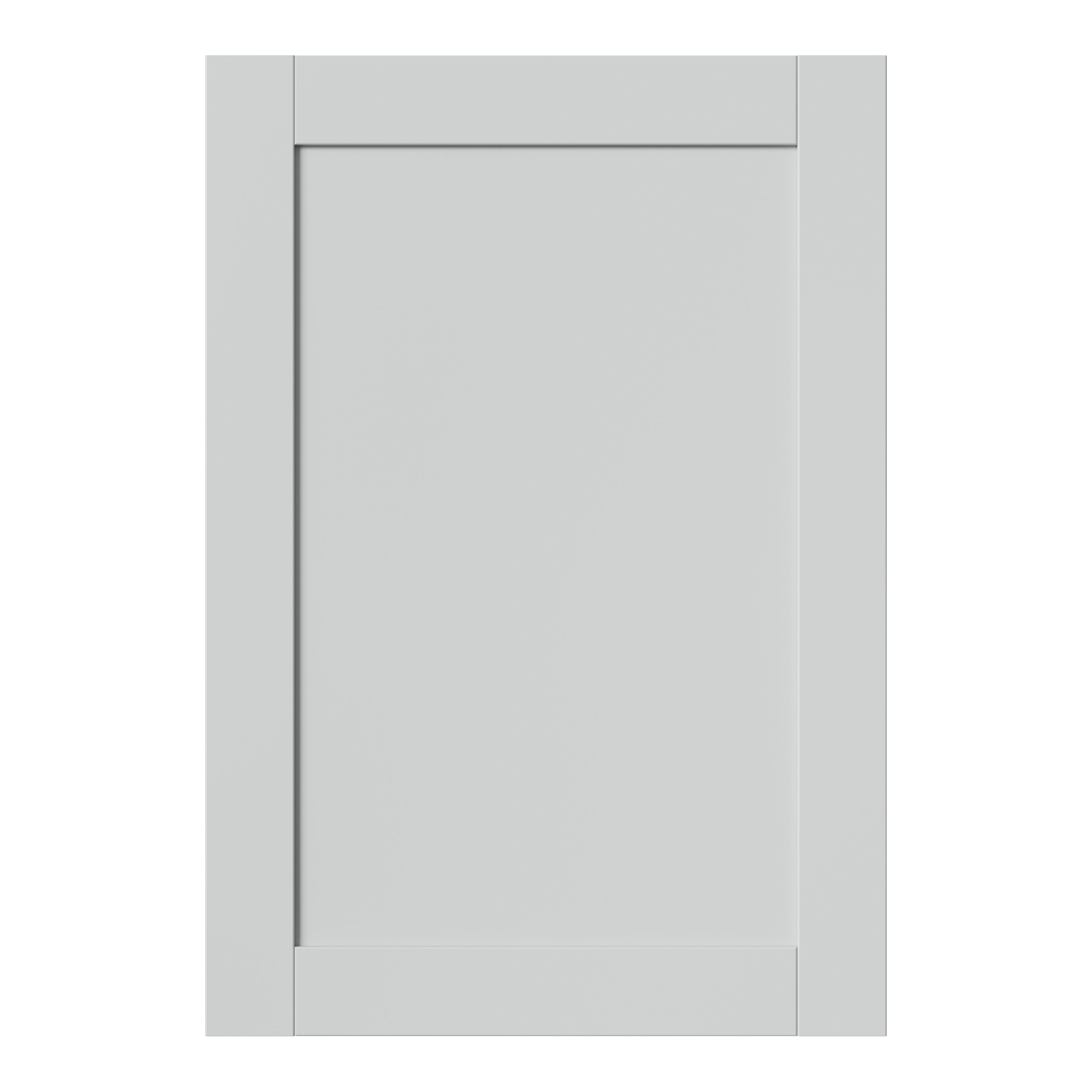 GoodHome Ashmead Matt dove grey Highline Cabinet door (W)500mm (H)715mm (T)16mm