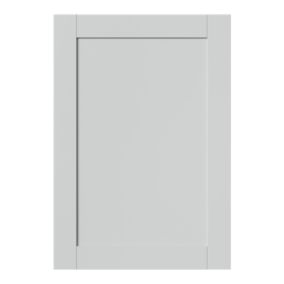 GoodHome Ashmead Matt dove grey Highline Cabinet door (W)500mm (H)715mm (T)16mm