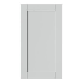 GoodHome Ashmead Matt dove grey Shaker Highline Cabinet door (W)400mm (H)715mm (T)16mm