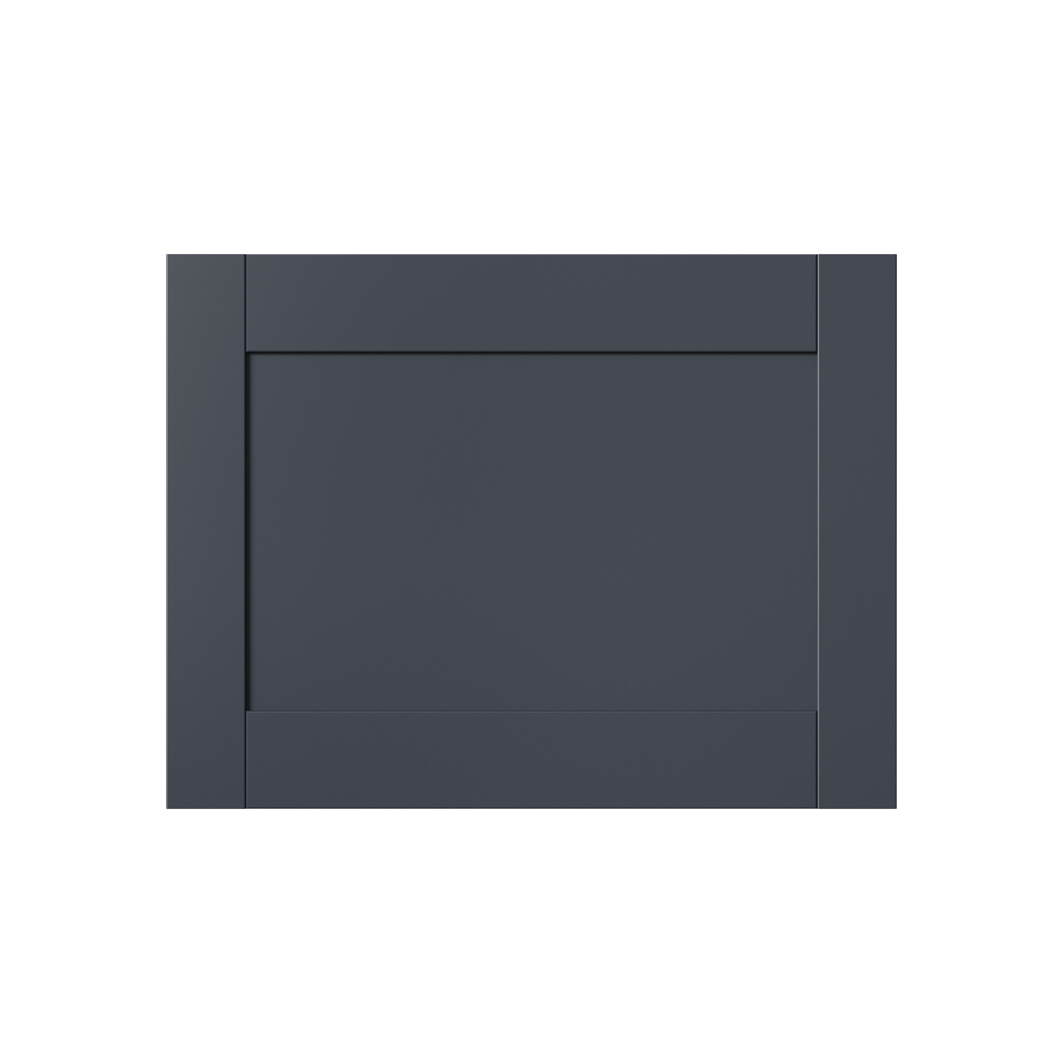 GoodHome Ashmead Matt midnight blue Appliance Cabinet door (W)600mm (H)453mm (T)16mm