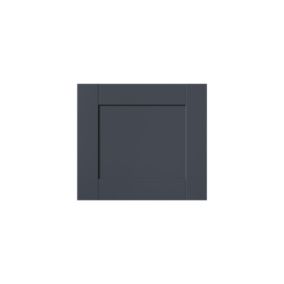 GoodHome Ashmead Matt midnight blue Drawer front, bridging & bi fold door, (W)400mm (H)356mm (T)16mm