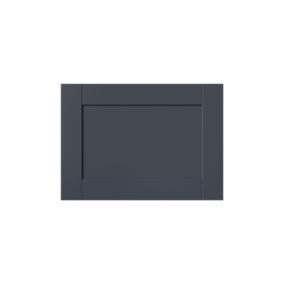 GoodHome Ashmead Matt midnight blue Drawer front, bridging & bi fold door, (W)500mm (H)356mm (T)16mm