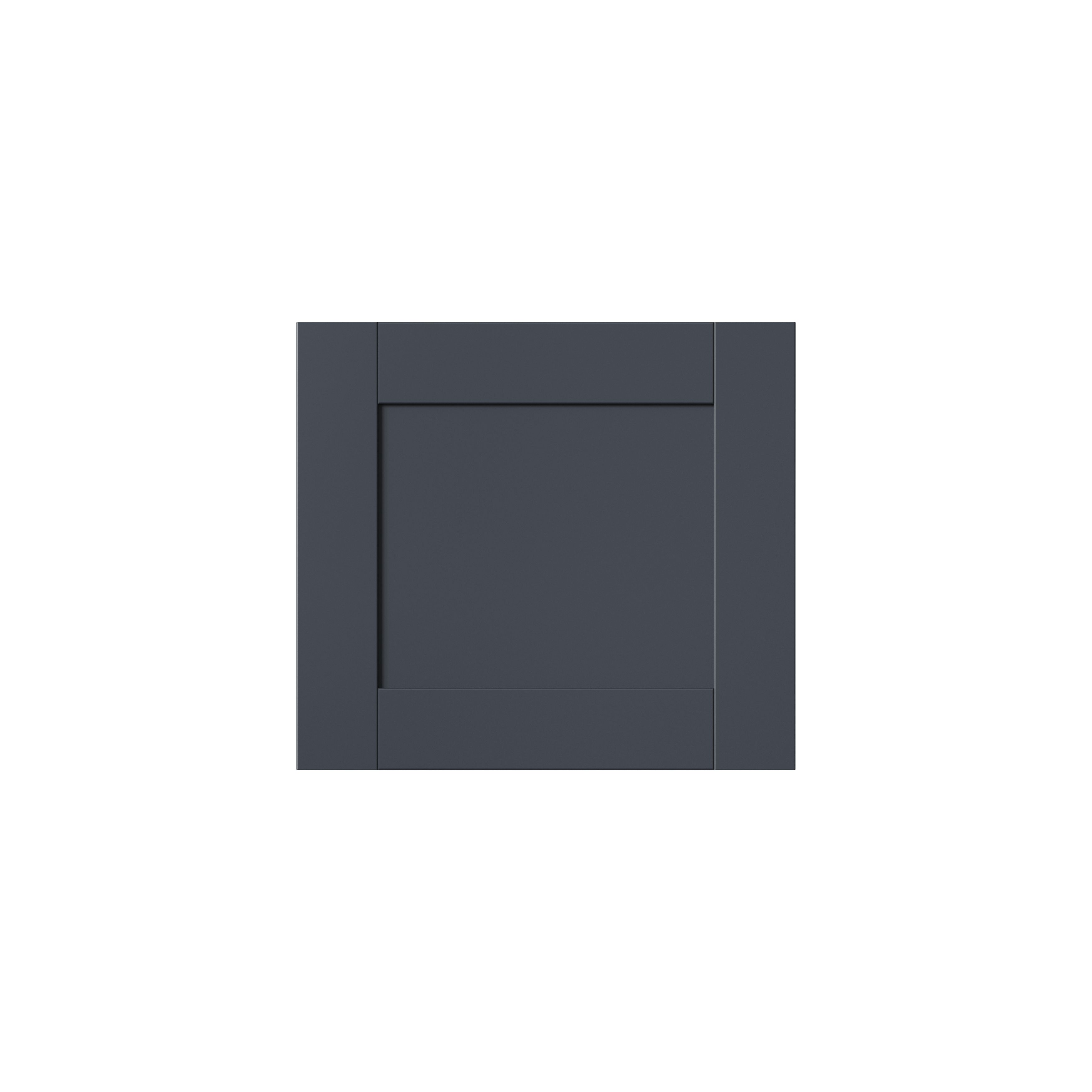 GoodHome Ashmead Matt midnight blue Drawer front, bridging door & bi-fold door, 356mm x 16mm x 397mm 400mm