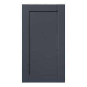 GoodHome Ashmead Matt midnight blue Highline Cabinet door (W)400mm (H)715mm (T)16mm