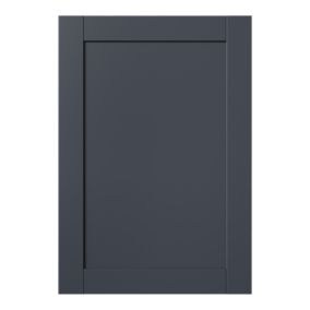 GoodHome Ashmead Matt midnight blue Highline Cabinet door (W)500mm (H)715mm (T)16mm