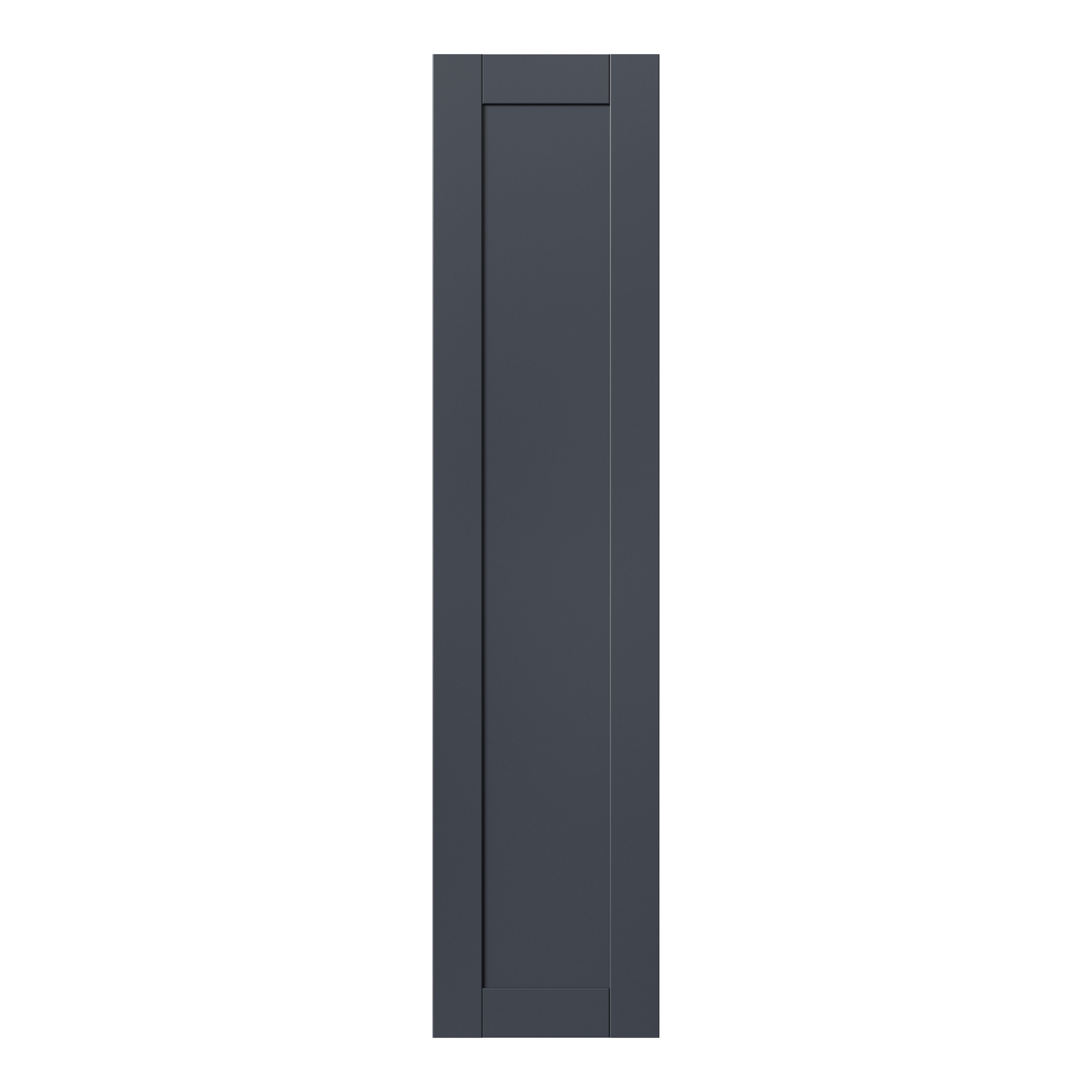 GoodHome Ashmead Matt midnight blue Larder Cabinet door (W)300mm (H)1287mm (T)16mm