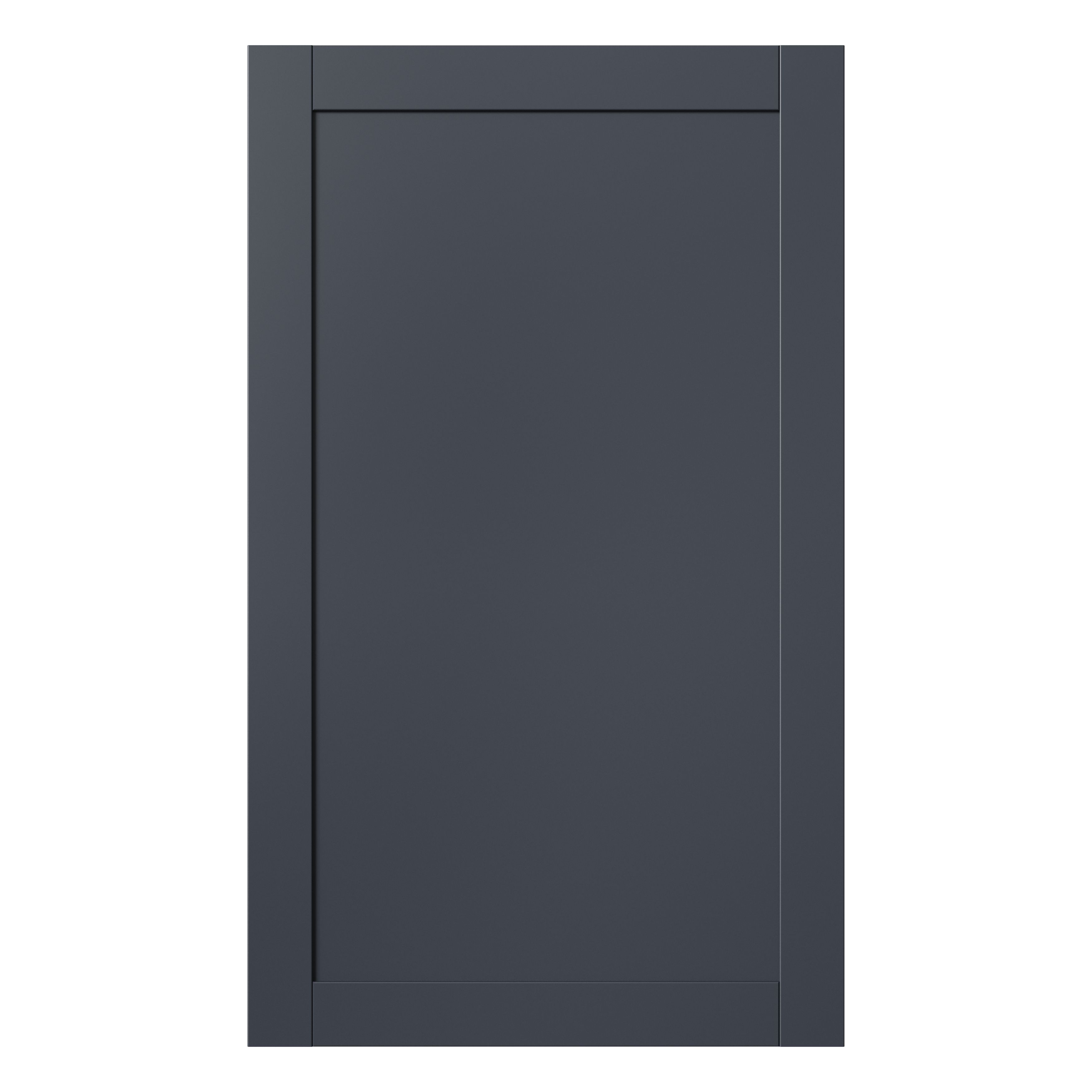 GoodHome Ashmead Matt midnight blue Larder Cabinet door (W)600mm (H)1001mm (T)16mm