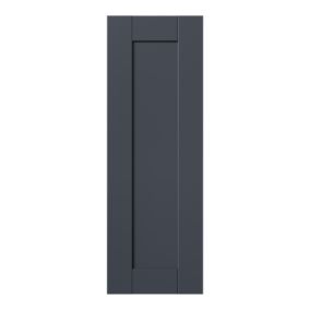 GoodHome Ashmead Matt midnight blue Shaker Highline Cabinet door (W)250mm (H)715mm (T)16mm