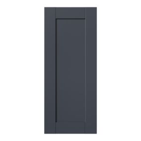 GoodHome Ashmead Matt midnight blue Shaker Highline Cabinet door (W)300mm (H)715mm (T)16mm