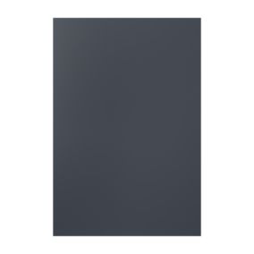 GoodHome Ashmead Matt midnight blue Standard Clad on base panel (H)900mm (W)600mm