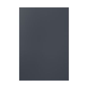 GoodHome Ashmead Matt midnight blue Standard End support panel (H)870mm (W)590mm