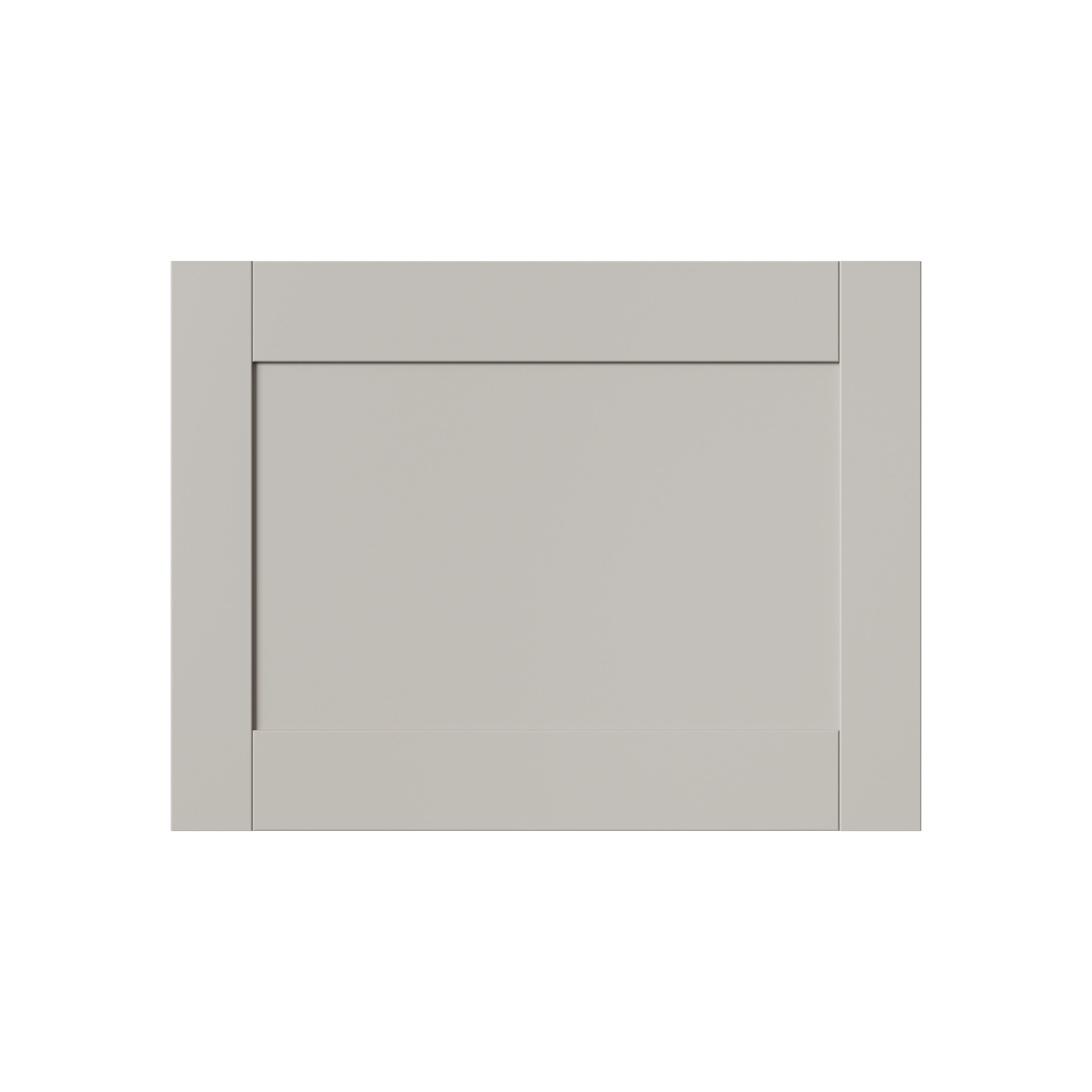 GoodHome Ashmead Matt pebble Appliance Cabinet door (W)600mm (H)453mm (T)16mm