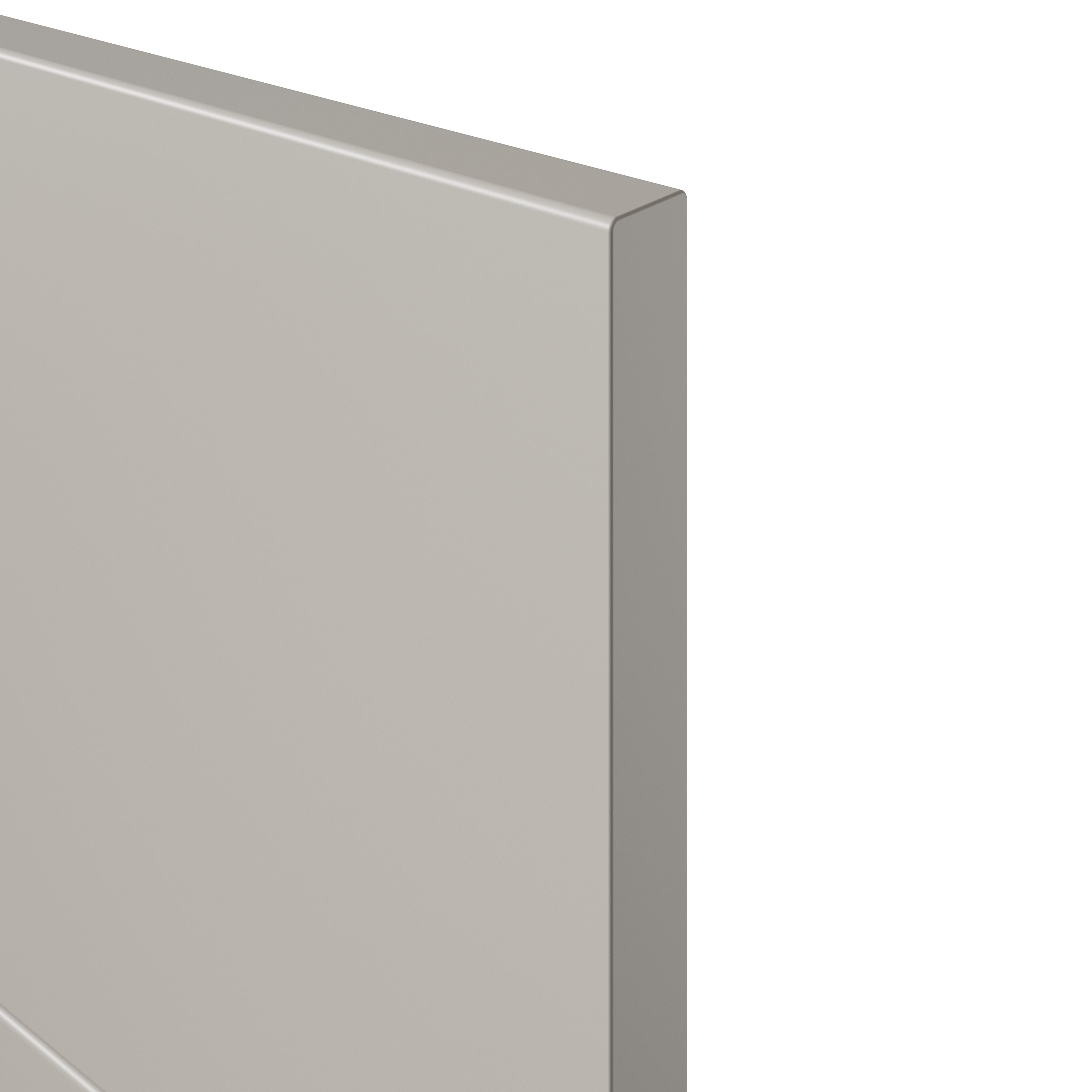 GoodHome Ashmead Matt pebble Drawerline Cabinet door (W)400mm (H)715mm (T)16mm