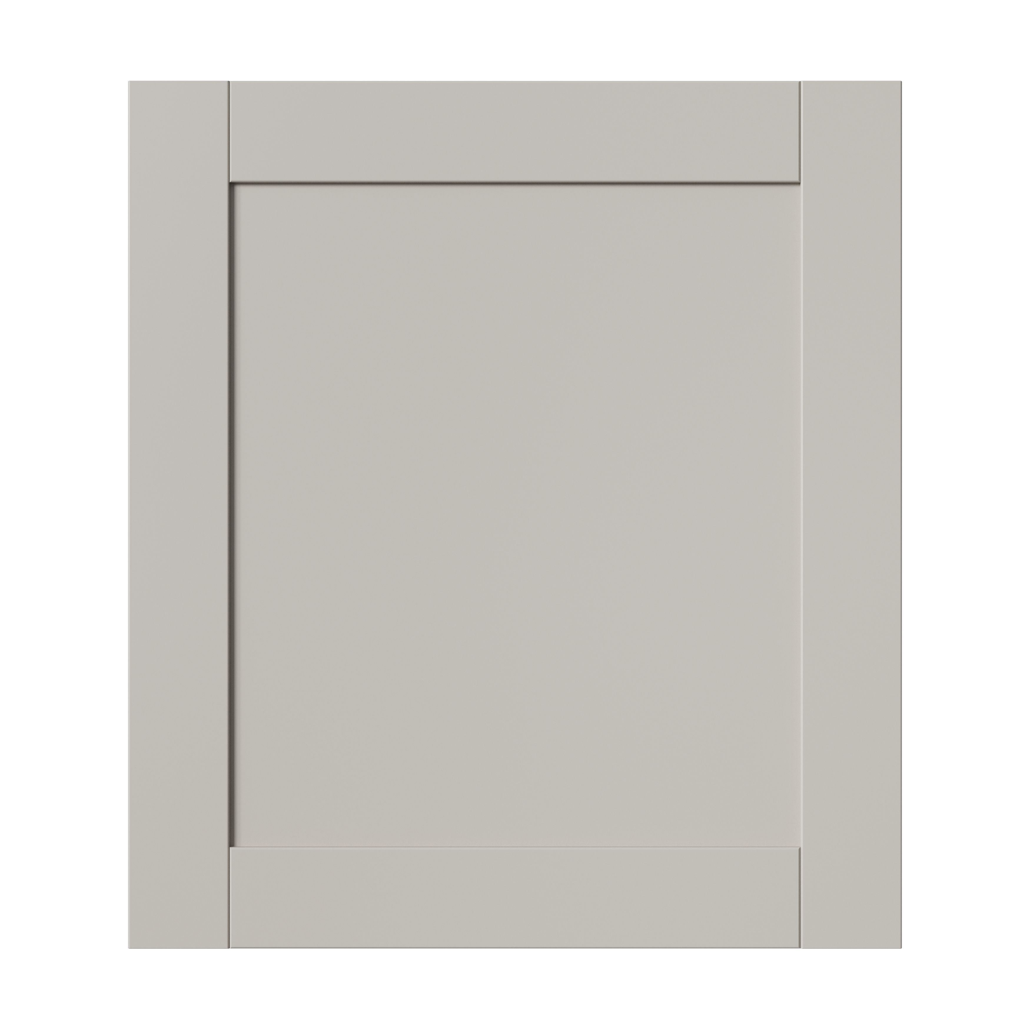 GoodHome Ashmead Matt pebble Drawerline Cabinet door (W)500mm (H)715mm (T)16mm