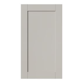 GoodHome Ashmead Matt pebble Highline Cabinet door (W)400mm (H)715mm (T)16mm