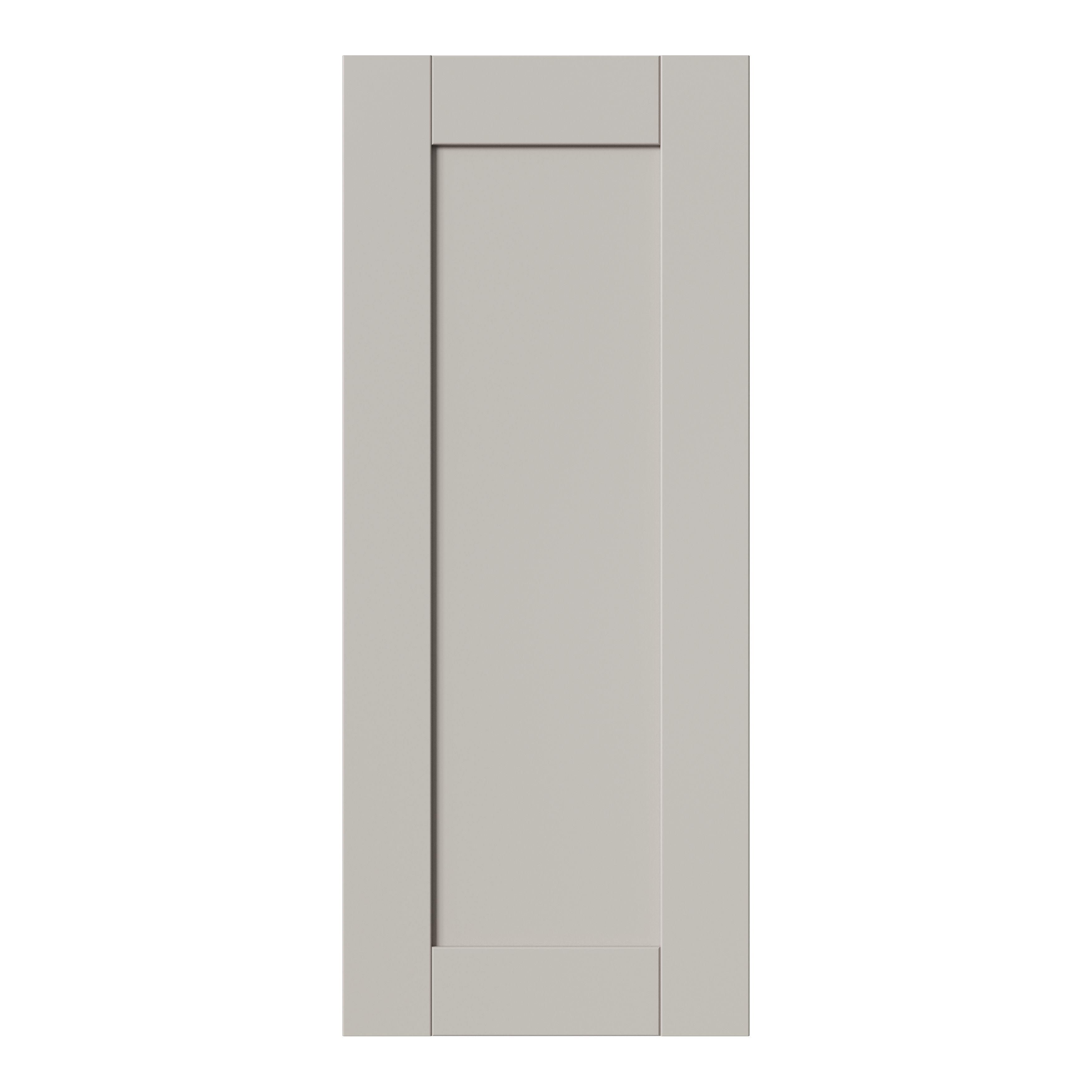 GoodHome Ashmead Matt pebble Shaker Highline Cabinet door (W)300mm (H)715mm (T)16mm