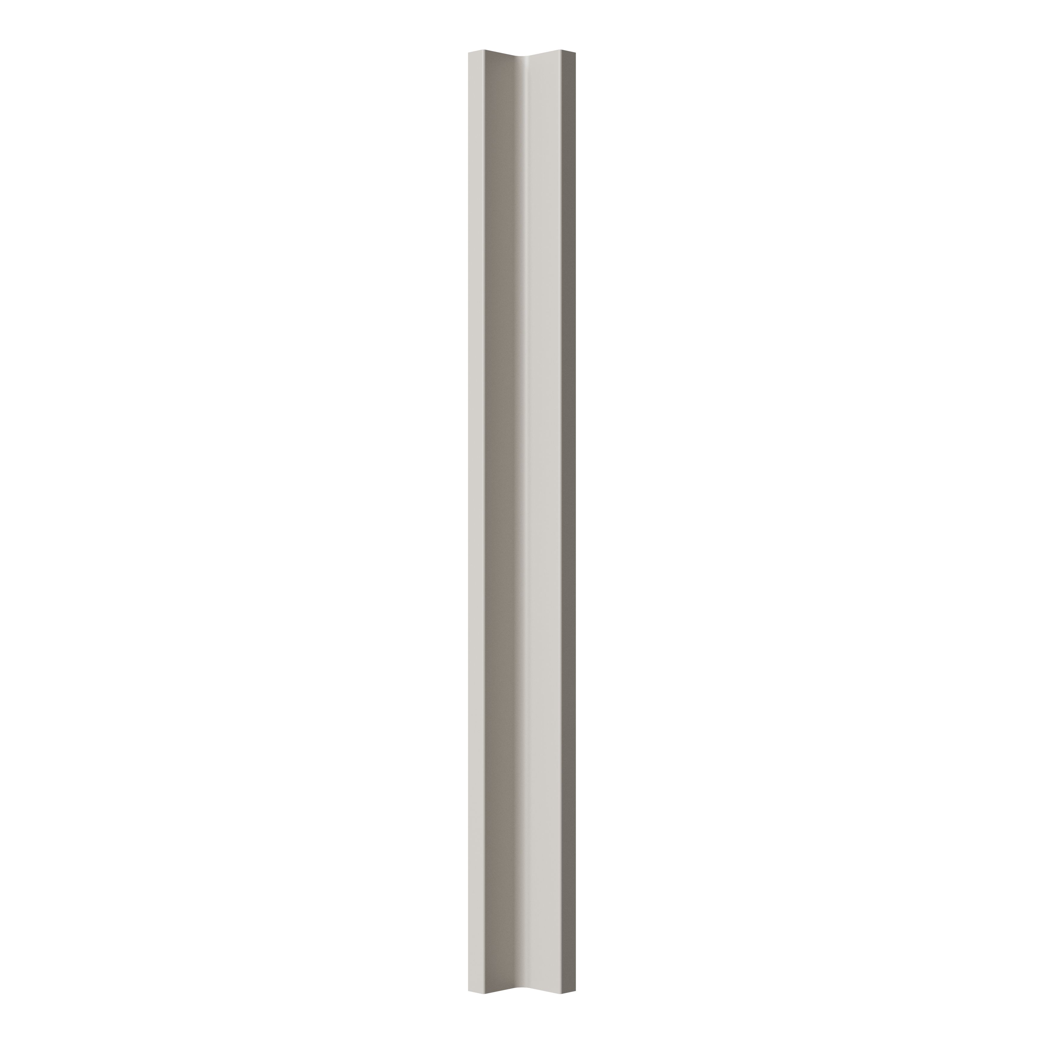 GoodHome Ashmead Matt pebble Standard Corner post, (W)57mm (L)715mm