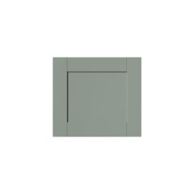 GoodHome Ashmead Matt reed green Drawer front, bridging & bi fold door, (W)400mm (H)356mm (T)16mm