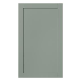 GoodHome Ashmead Matt reed green Larder Cabinet door (W)600mm (H)1001mm (T)16mm