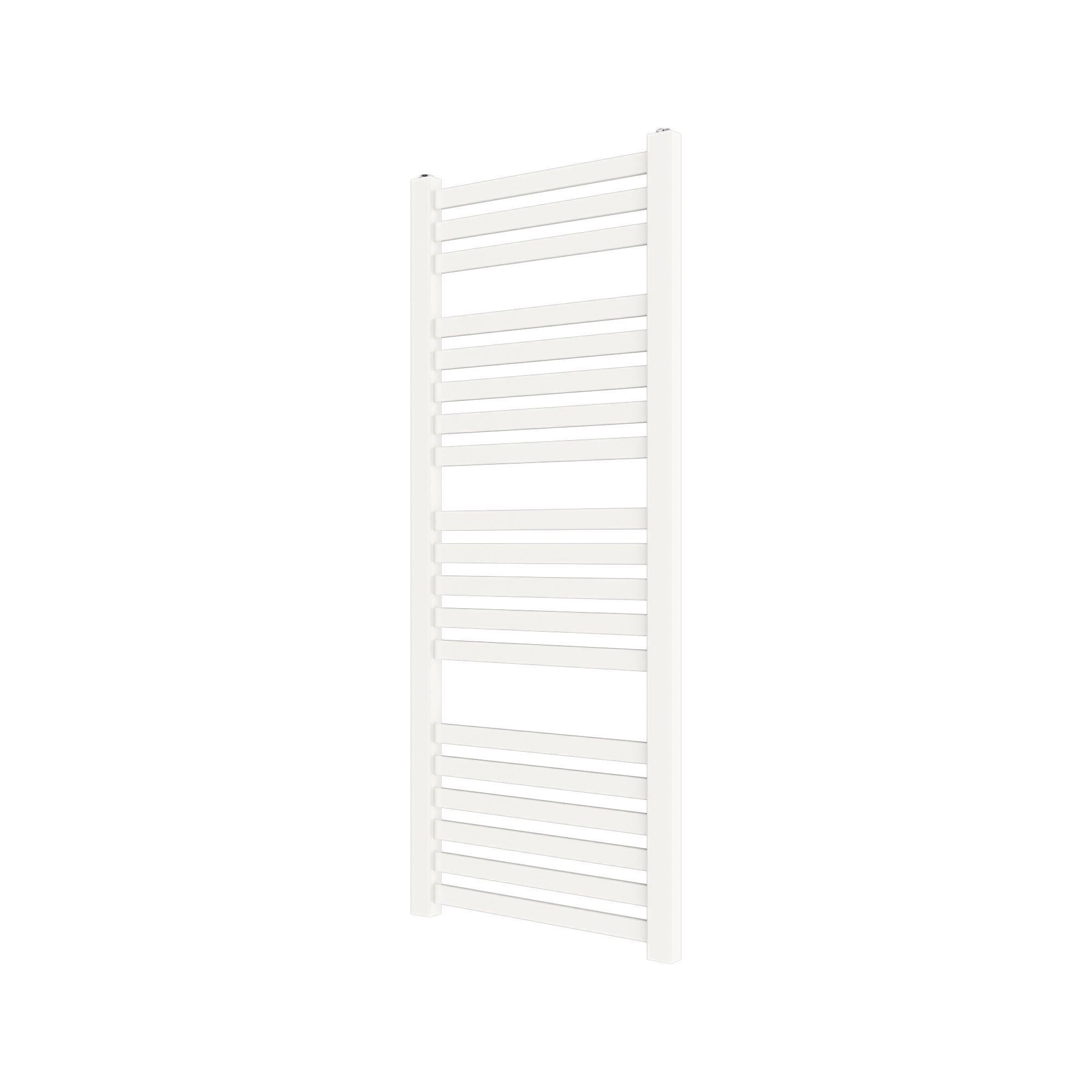 GoodHome Aspley Vertical Towel radiator, White (W)480mm (H)1150mm