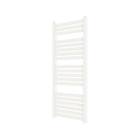 GoodHome Aspley Vertical Towel radiator, White (W)480mm (H)1150mm