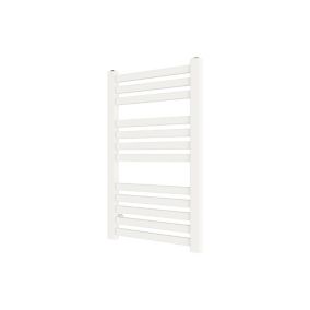 GoodHome Aspley Vertical Towel radiator, White (W)480mm (H)750mm