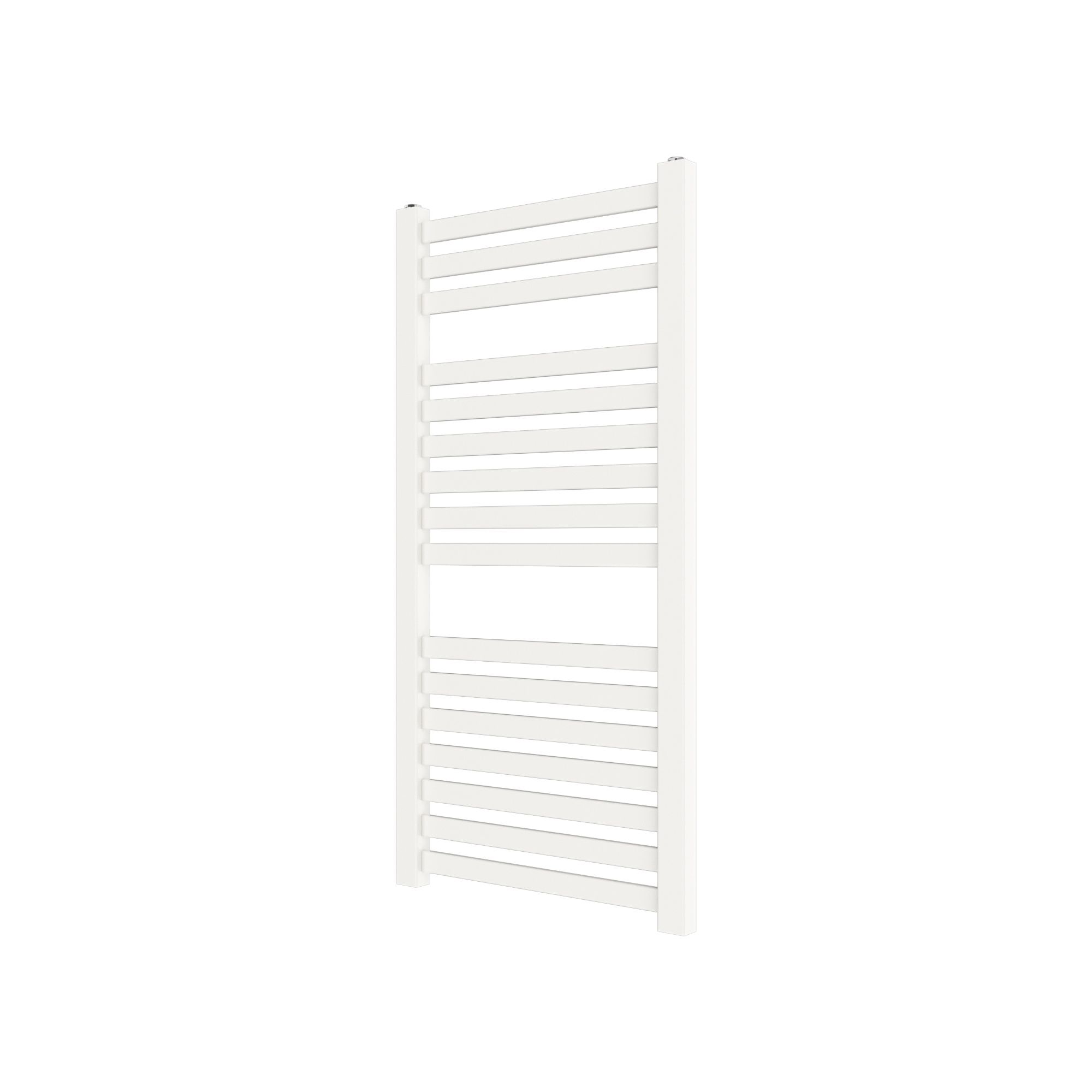 GoodHome Aspley Vertical Towel radiator, White (W)480mm (H)950mm