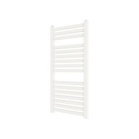 GoodHome Aspley Vertical Towel radiator, White (W)480mm (H)950mm